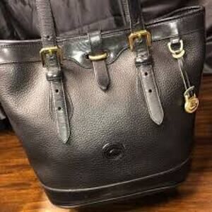 DOONEY & BOURKE Pebbled Leather Shoulder Bag